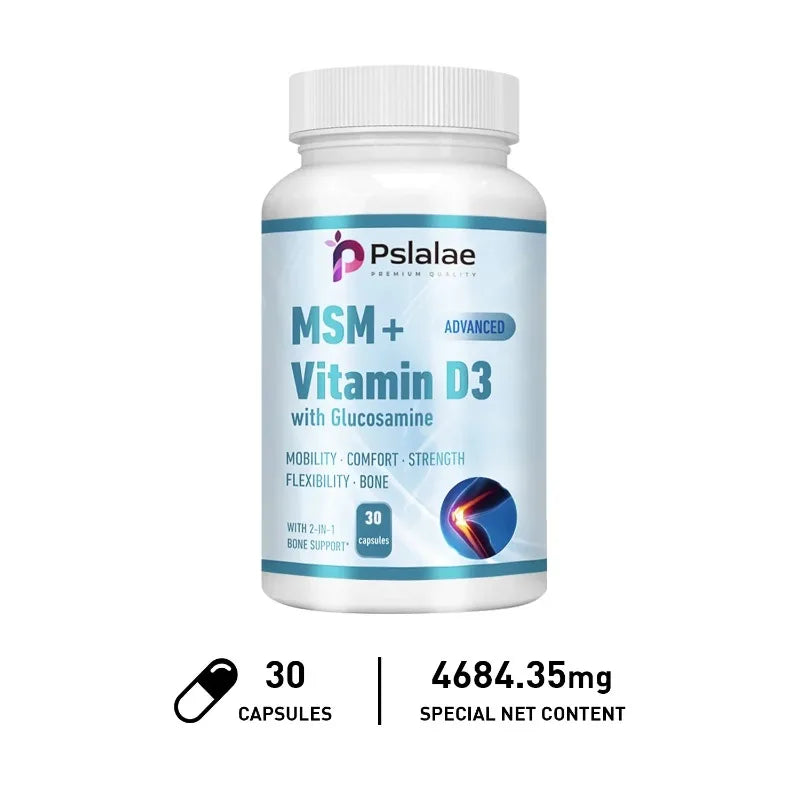 MSM + Vitamin D3 with Glucosamine - Joint Support Supplement