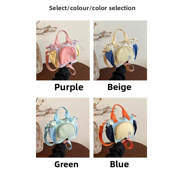 Elegante Bolso de Hombro Color Block | Bandolera Versátil para Mujer