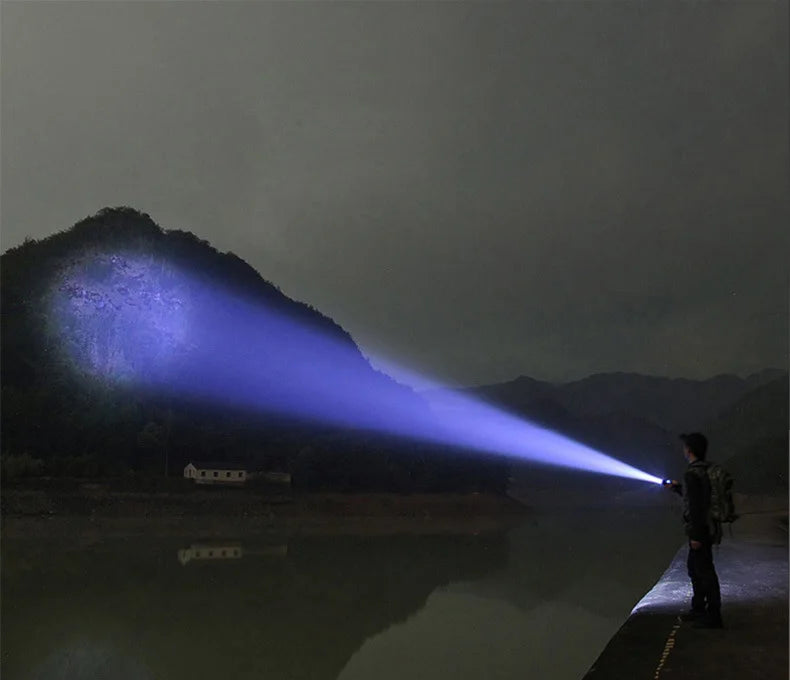 Compact USB Rechargeable Aluminum LED Flashlight for Emergencies