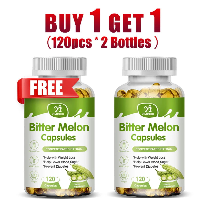 Bitter Melon Extract Supplement | Buy 1 Get 1 Free Offer!