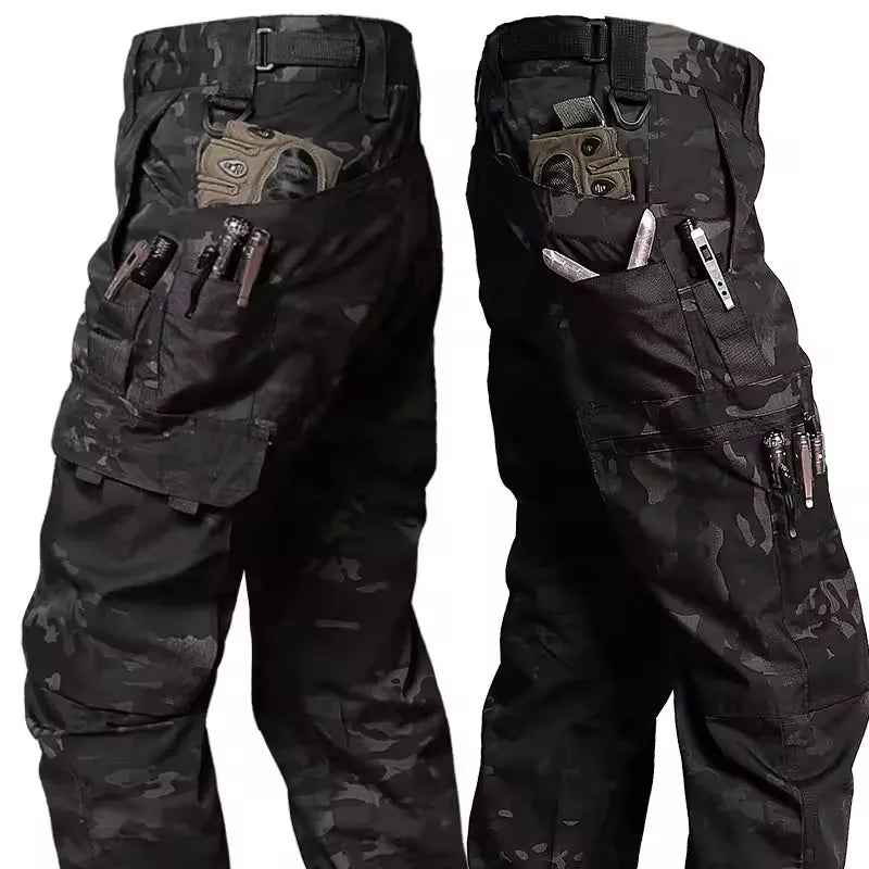 Waterproof Multi-pocket Cargo Pants for Men | Hiking & Casual Wear