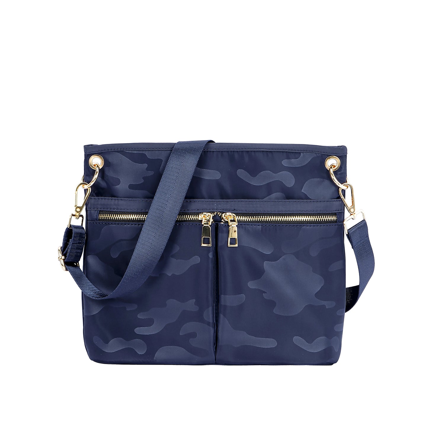 Stylish Crossbody Nylon Handbag | Lightweight Multi-Pocket Bag