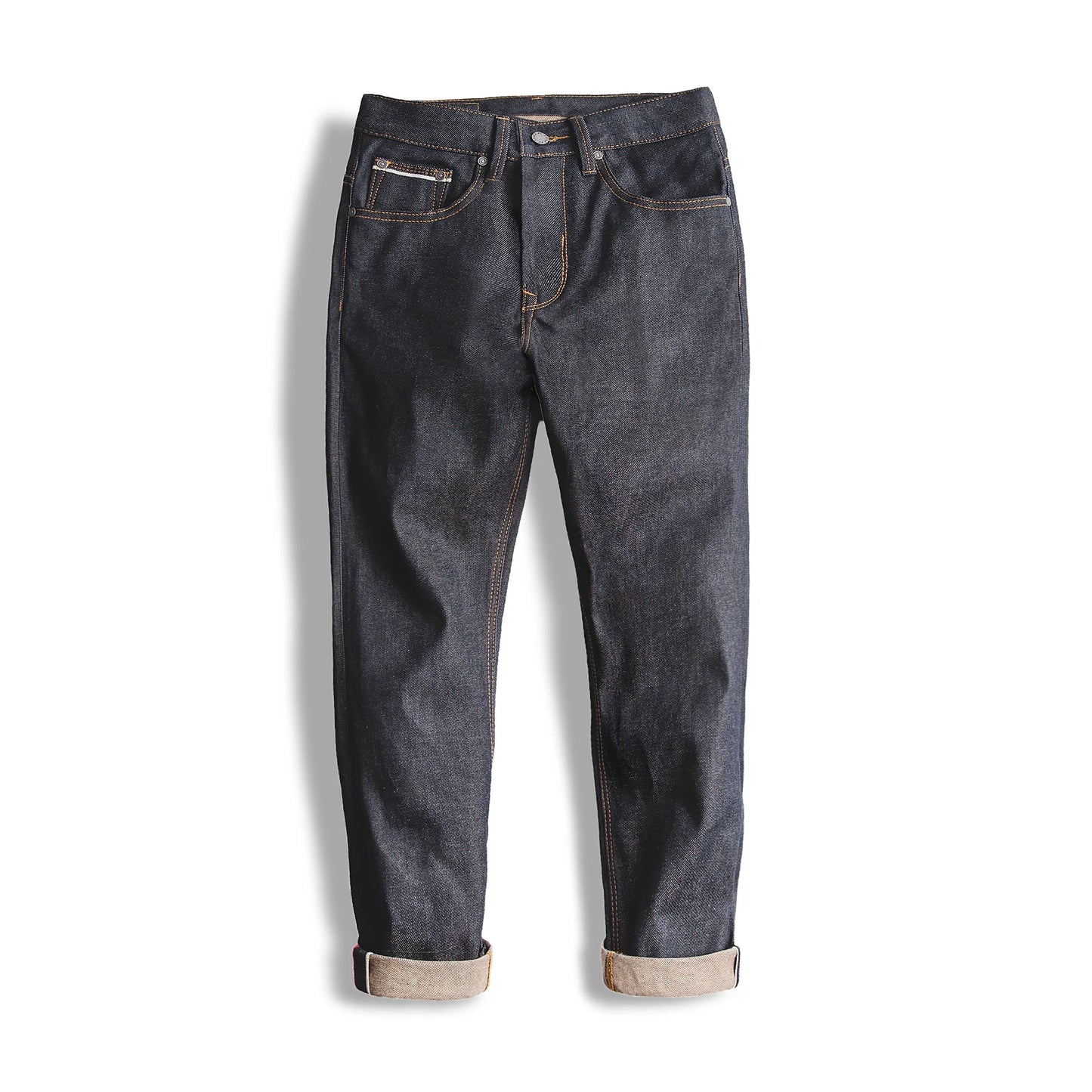 Men's Tapered Fit Selvedge Denim Jeans | Versatile Cotton Pants