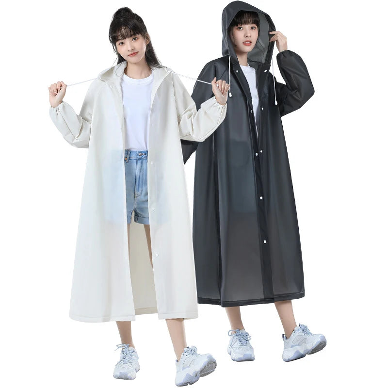 Transparent Waterproof Poncho Raincoat for All Outdoor Activities