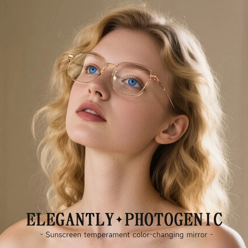 Elegant Photochromic Anti-Blue Light Glasses for Every Occasion