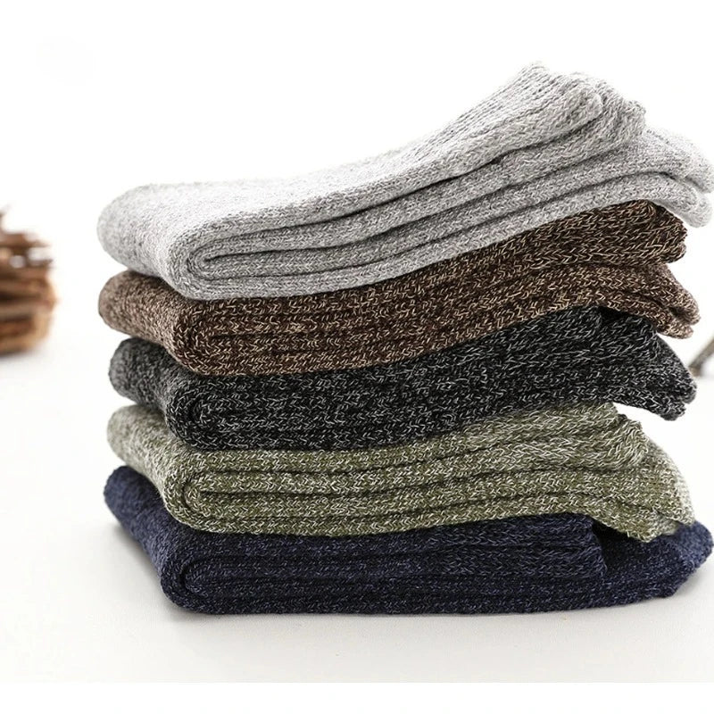 Thick Cotton Crew Socks for Men | Warm Comfortable Winter Gear