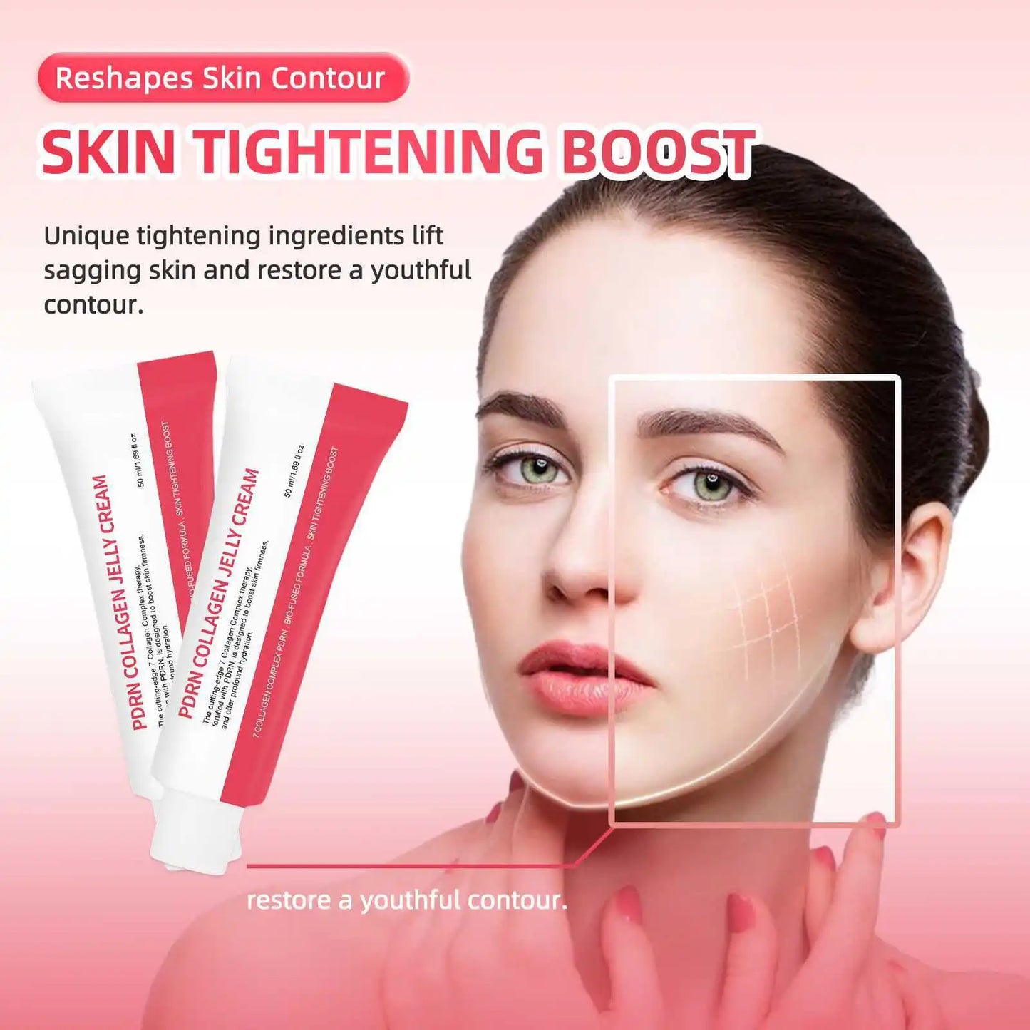 Hydrating Face Cream with Collagen & Hyaluronic Acid | Glass Skin Glow