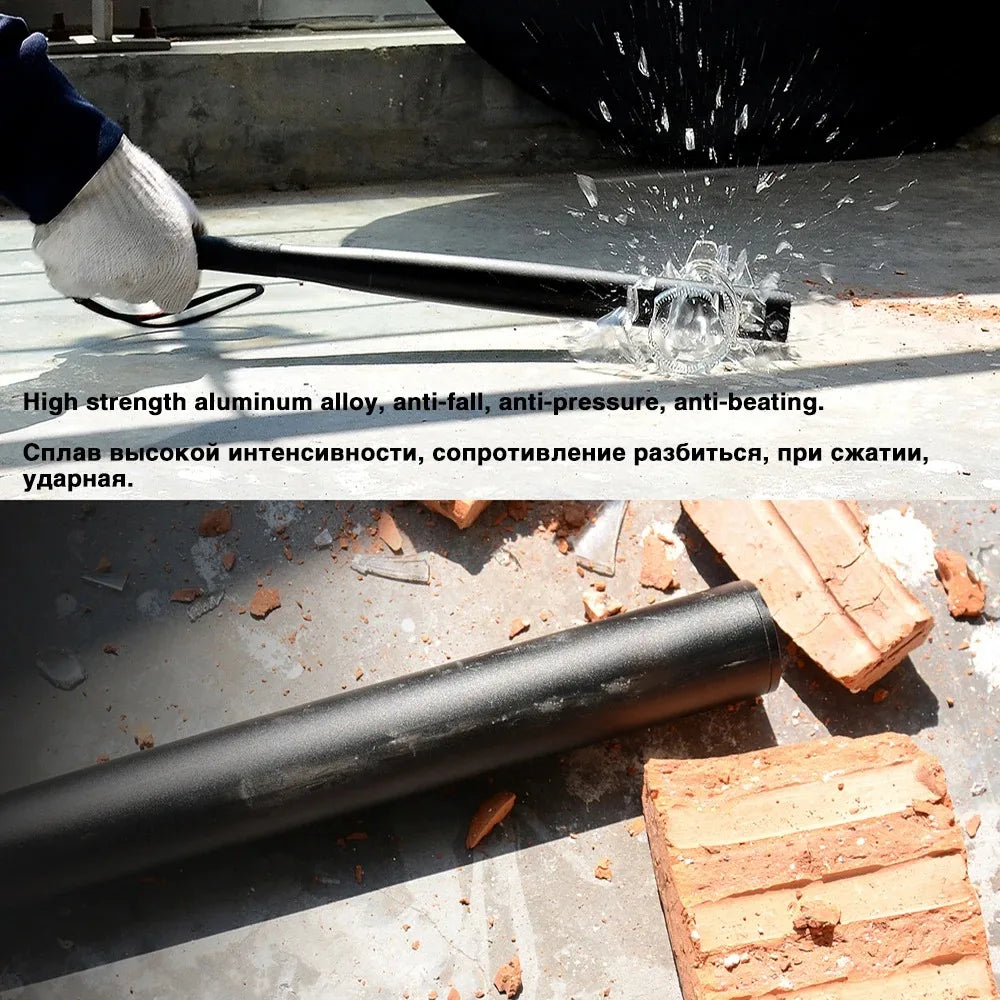 Super Bright Waterproof Aluminium Alloy Baseball Bat Flashlight