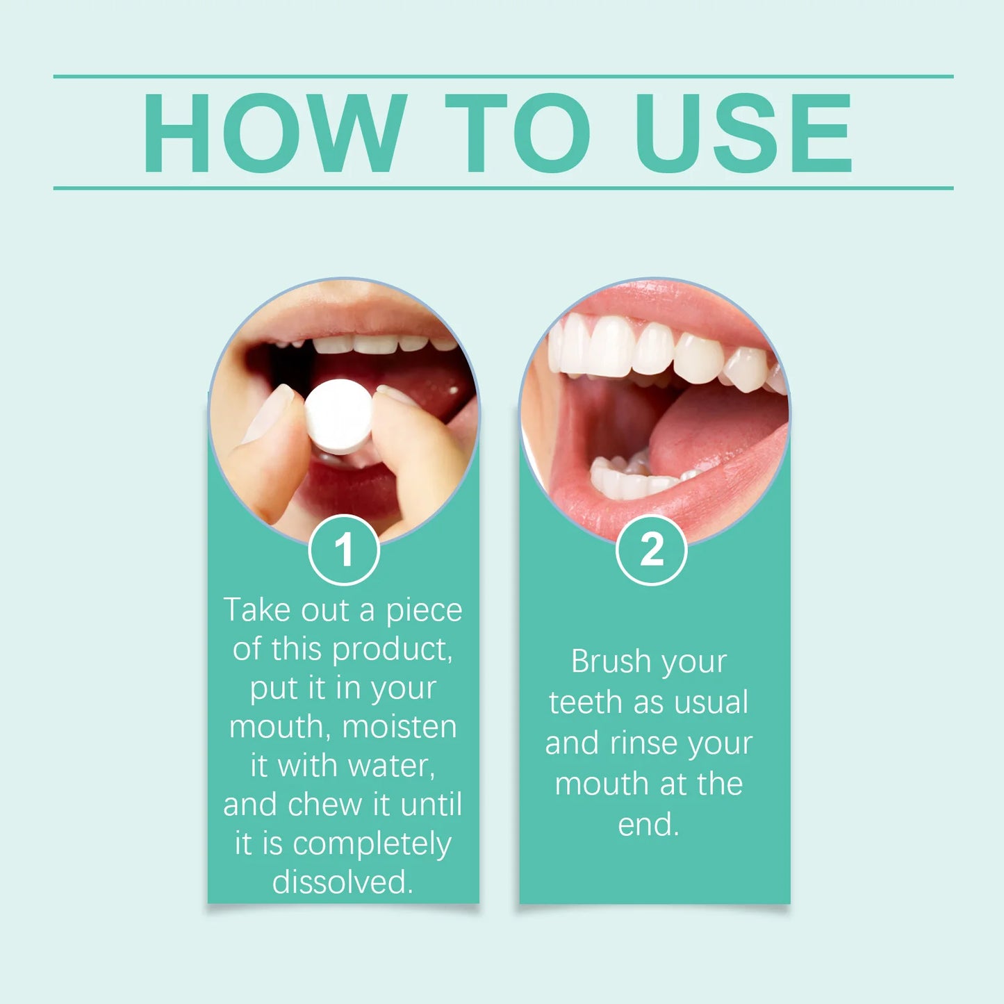 Fresh Mint Toothpaste Tablets | Eco-Friendly Oral Care Solution