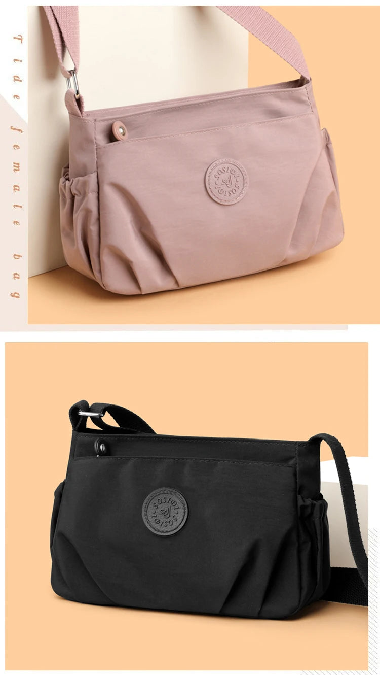 Lightweight Solid-Color Women's Shoulder Bag | Versatile Casual Style