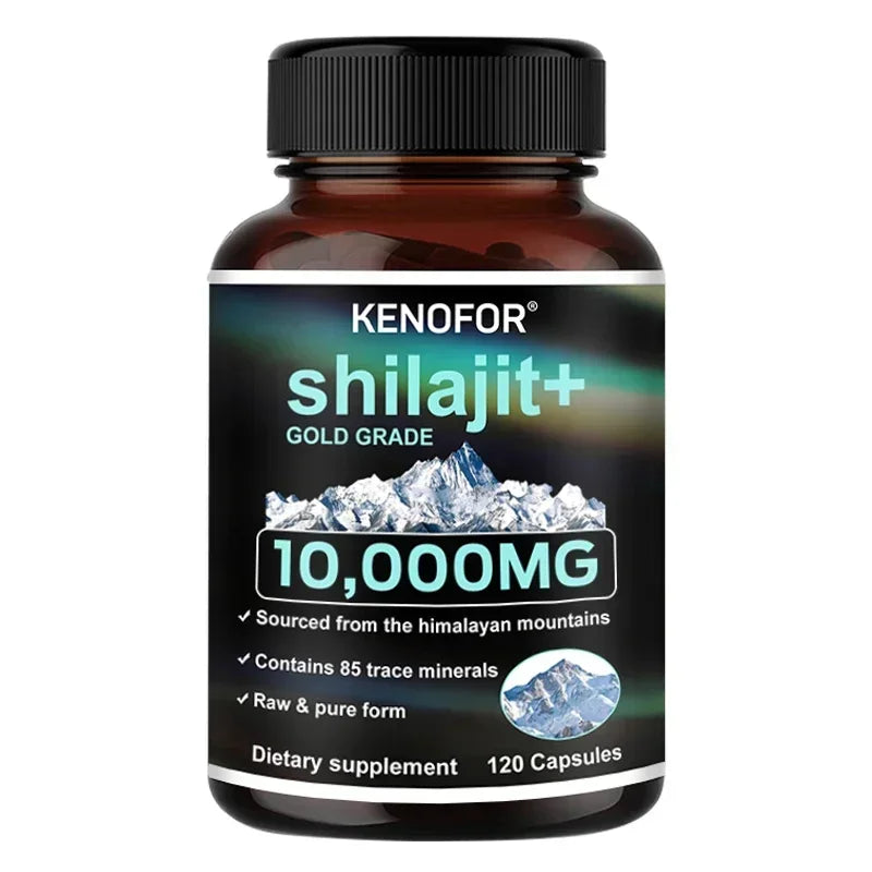 Pure Himalayan Shilajit Capsules | Natural Energy & Minerals Boost