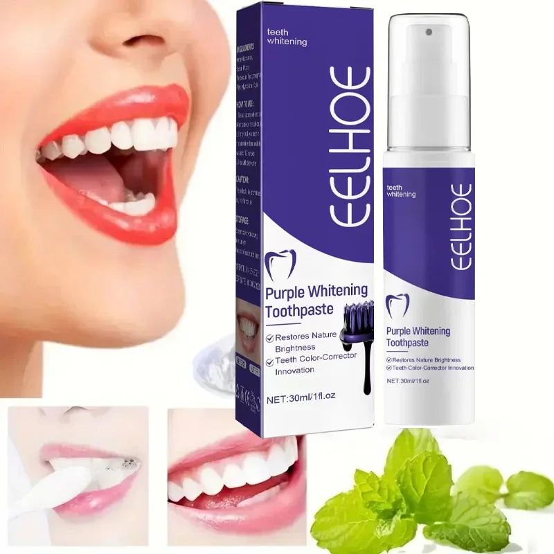 Purple Whitening Toothpaste | Deep Clean, Stain Removal & Fresh Breath