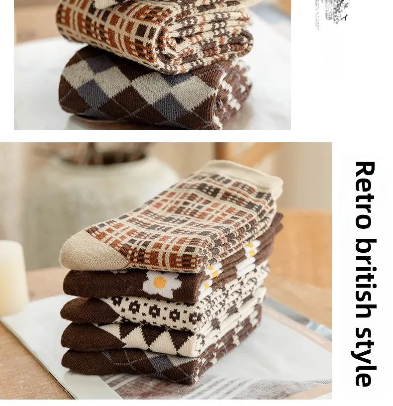 Fashionable Cotton Socks for Autumn & Winter | Warm & Cozy Style