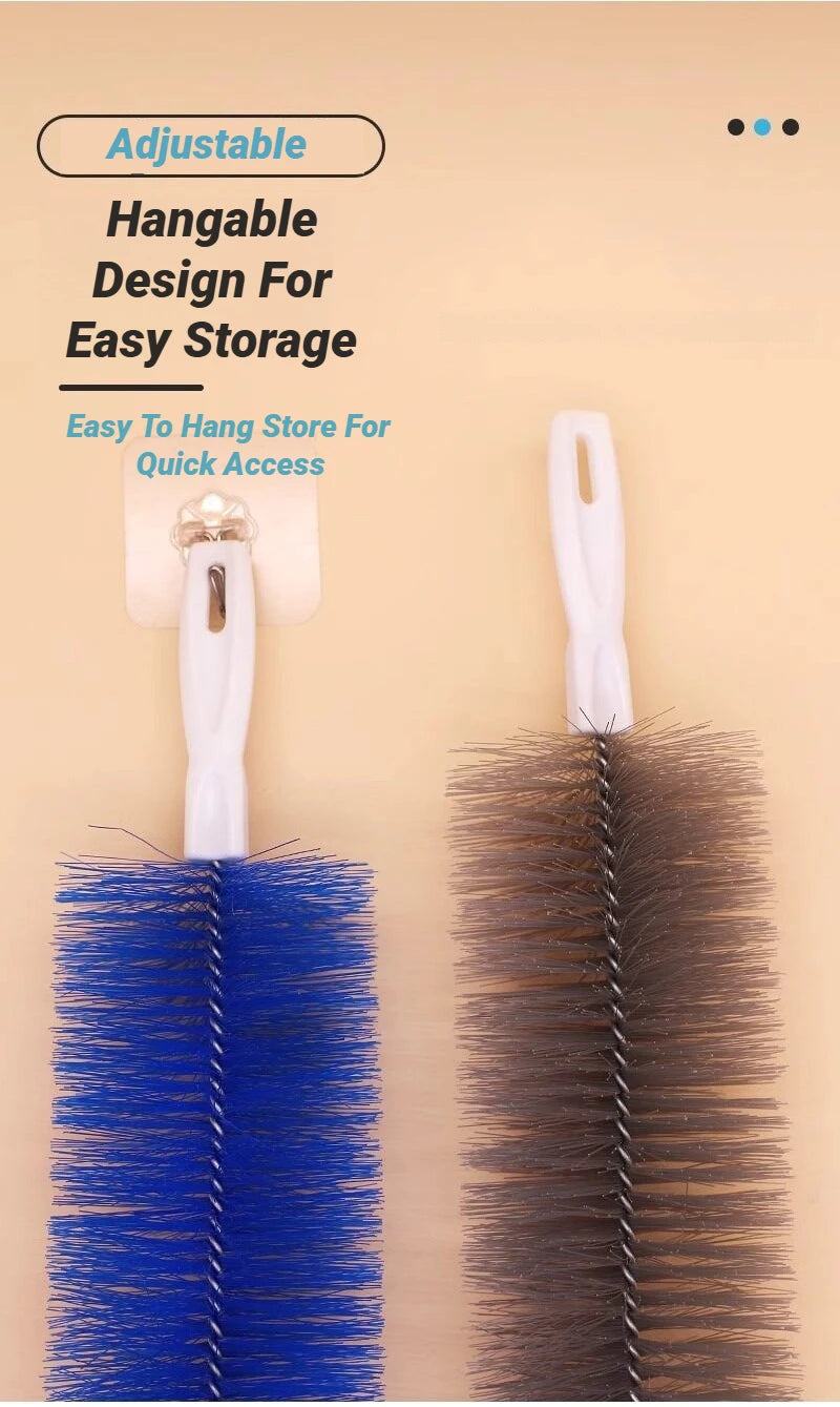 Bendable Fan Duster with Ultra Fine Bristles | Multi-Purpose Cleaning Tool