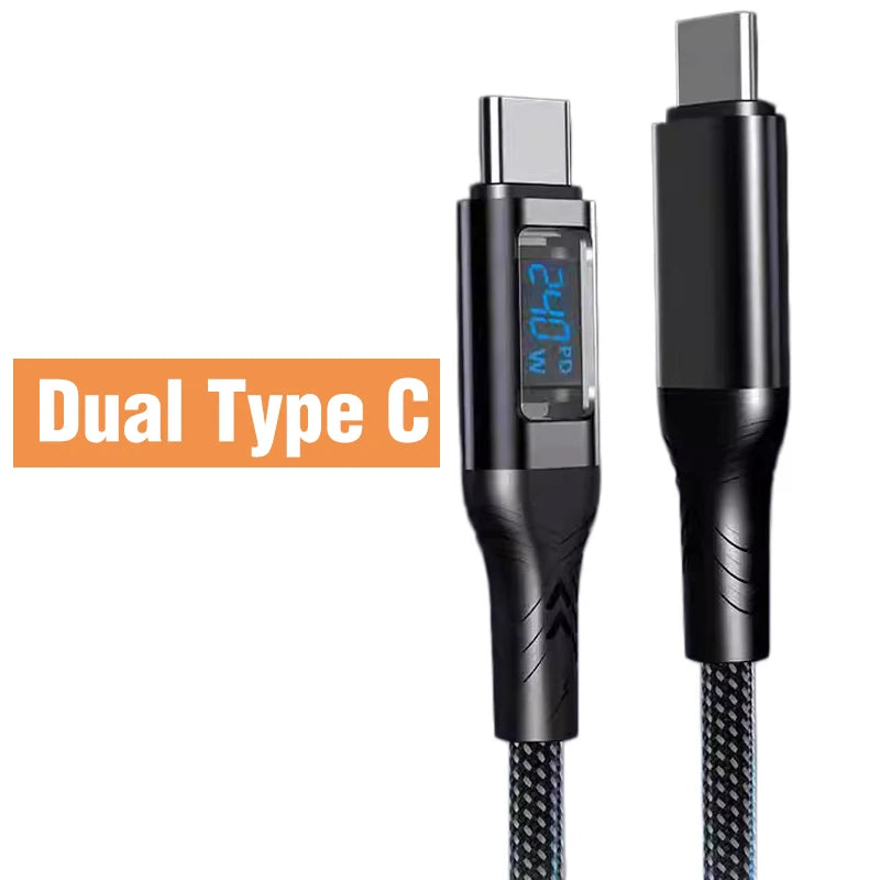 240W Super Fast Charging USB Type-C Cable for All Devices