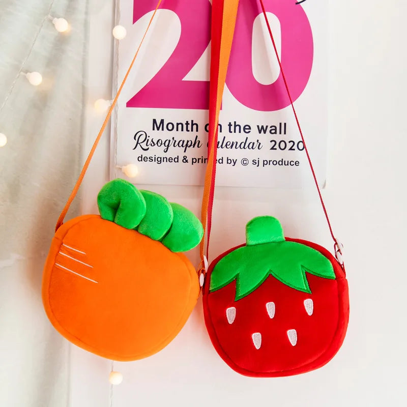Cute Plush Baby Girls Coin Purse Handbags | Adorable Winter Bags