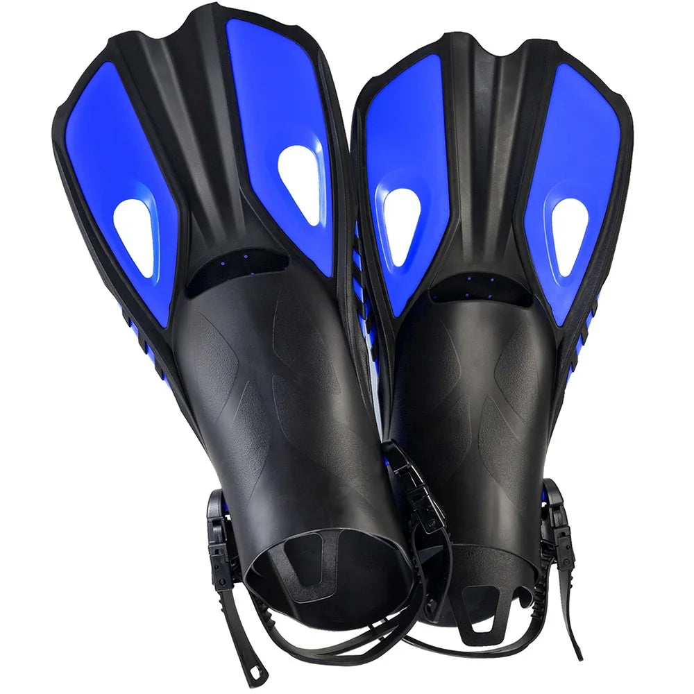 Adjustable Silicone Snorkel Fins for Adults and Kids | Travel Ready