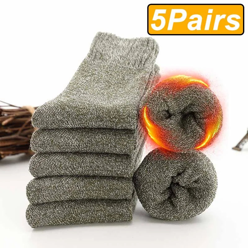 Cozy Winter Warm Wool Socks | Thick & Comfortable for All