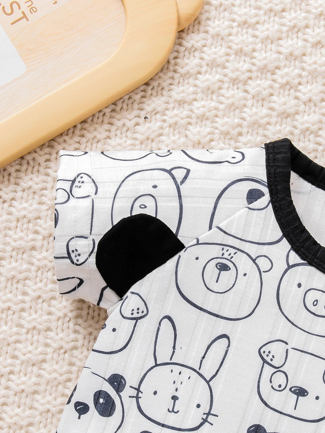 Baby Boy Animal Print 3D Ears Jumpsuit | Adorable & Comfy Outfit