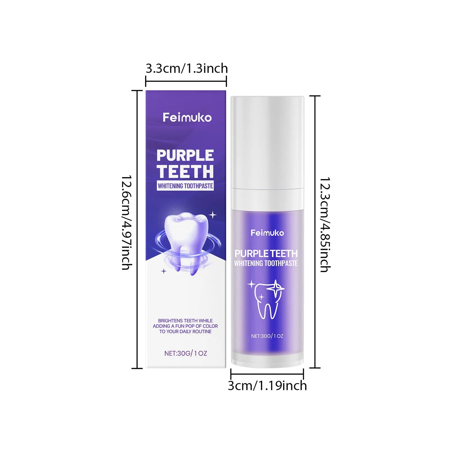 Premium Purple Toothpaste | Fresh Breath & Gentle Care