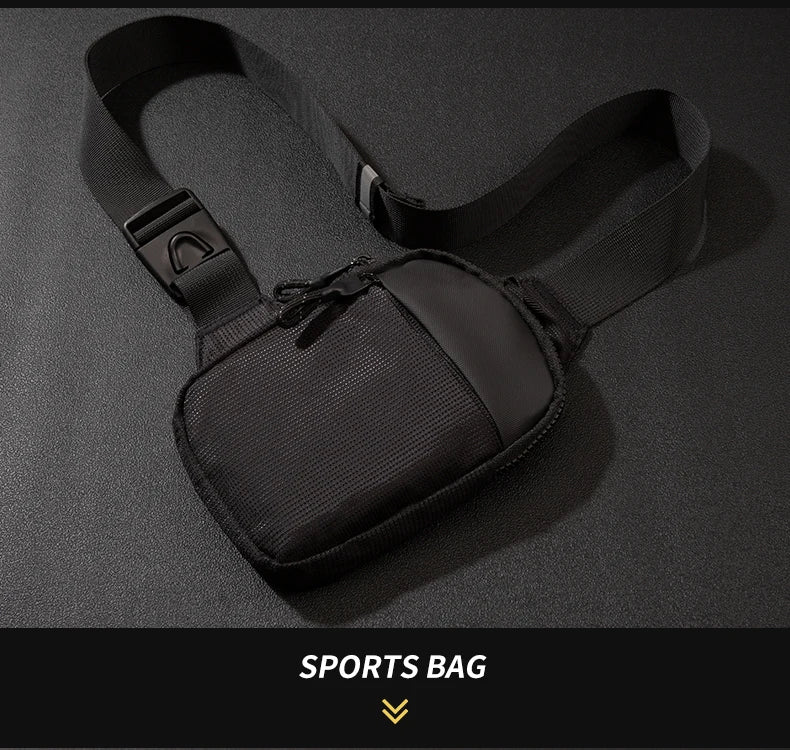 Ultra-Small Men's Sports Chest Bag | Multi-Function Waist Messenger