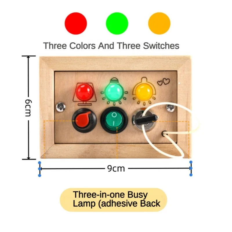 Montessori Busy Board for Toddlers | Interactive Learning Fun