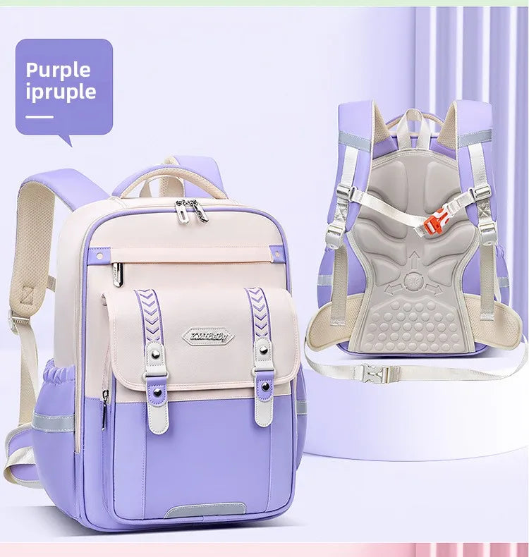 Waterproof Boys Spine Protection Schoolbag | Large Capacity Kids Bag