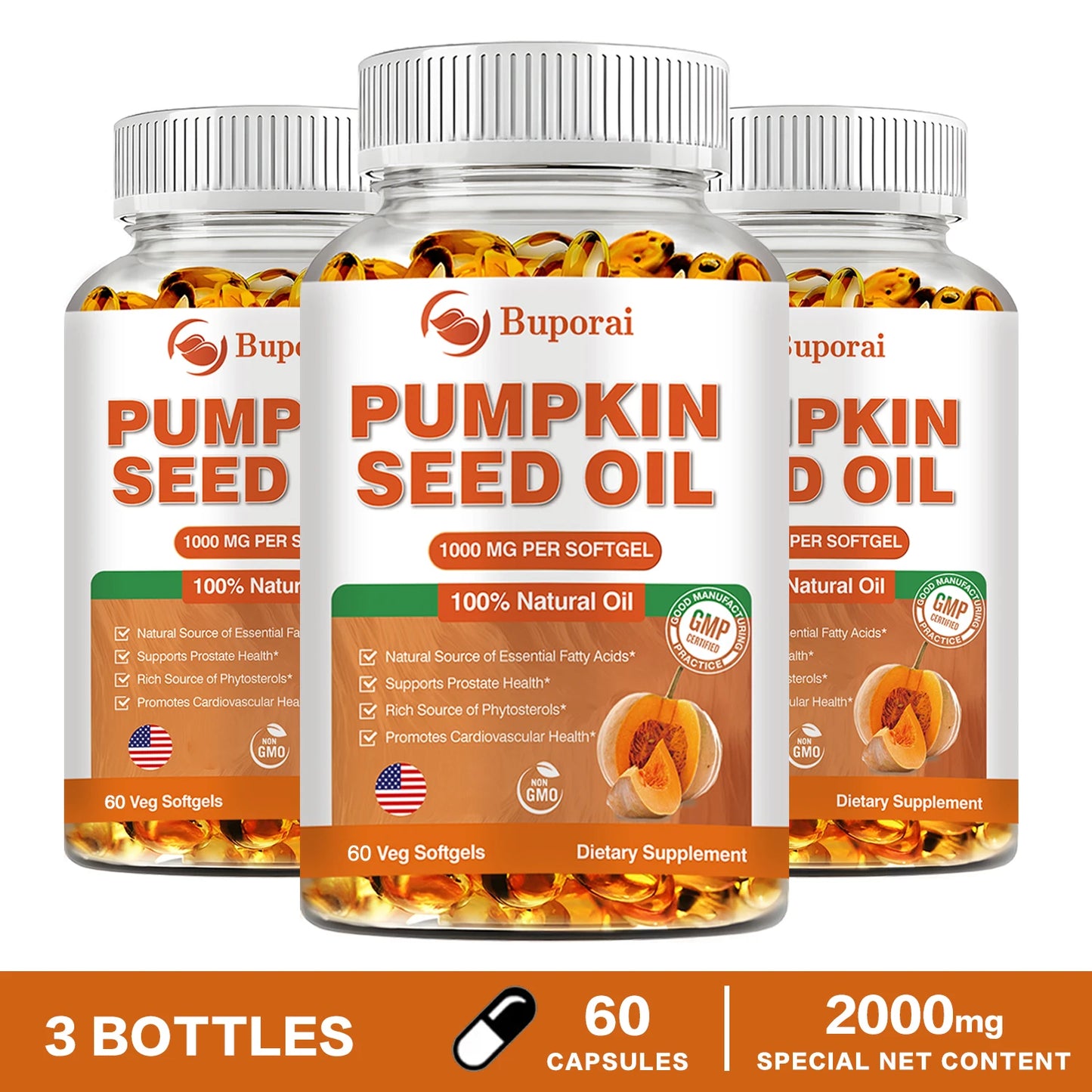 Pumpkin Seed Oil for Hair Growth & Prostate Health | Essential Support