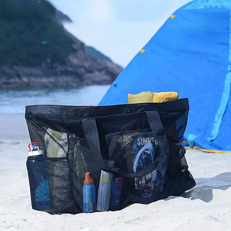 Extra Large Mesh Beach Bag | Versatile Outdoor & Travel Tote
