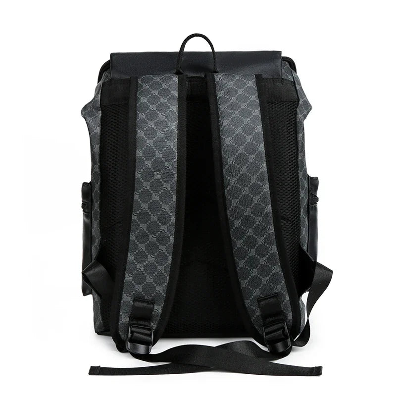 Stylish PU Leather Shark-Inspired Backpack for Students & Travelers