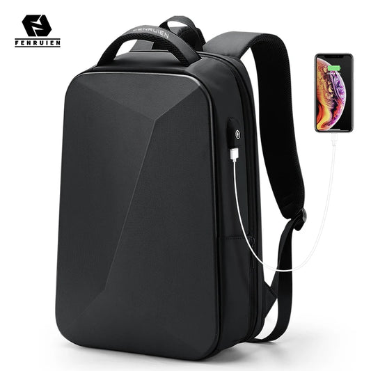 Mochila impermeable antirrobo para portátil | Bolso de negocios con carga USB