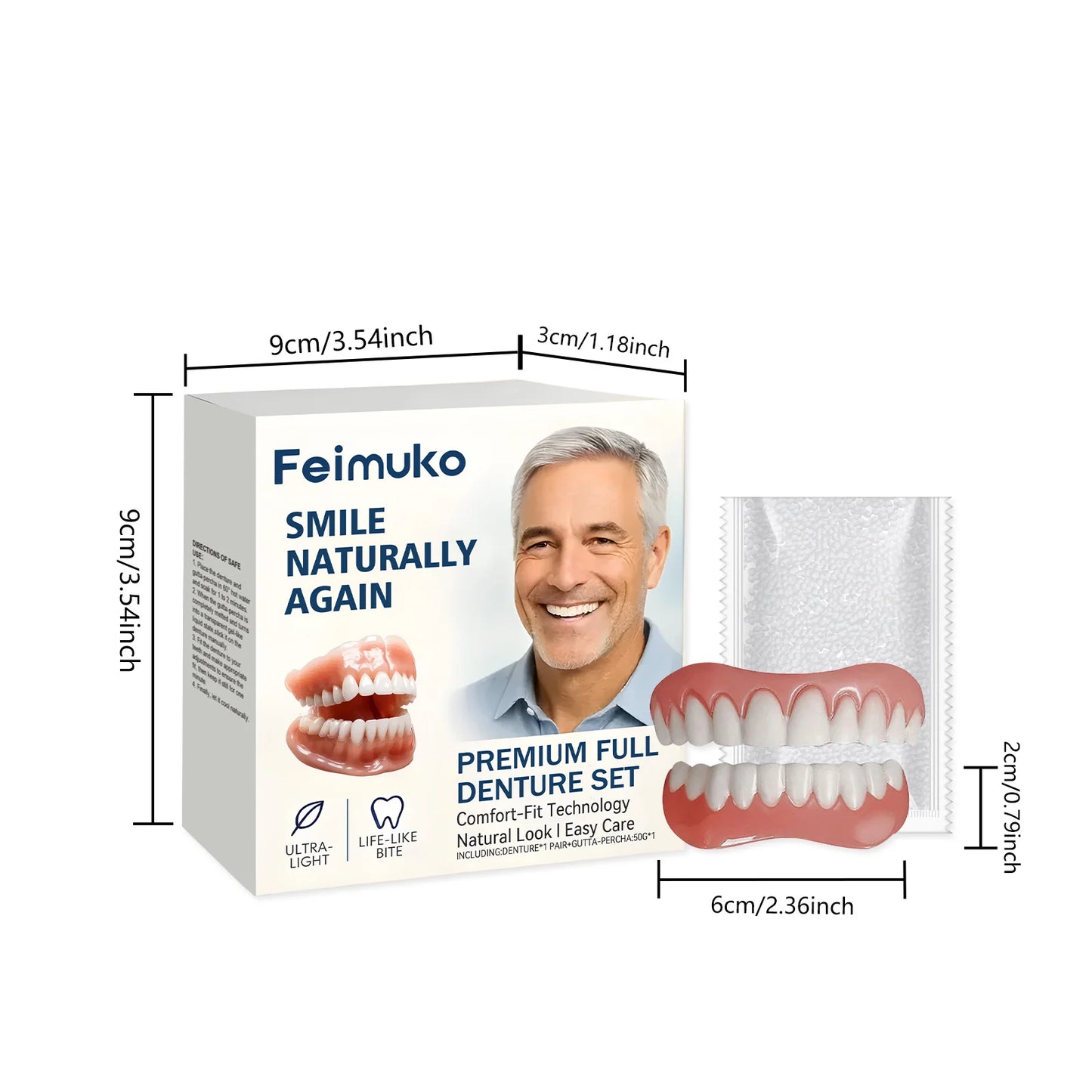 Senior-Focused Denture Care Kit | Comfort Fit & Easy Maintenance