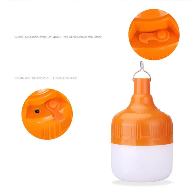 Portable Rechargeable LED Emergency Light Bulb | Waterproof Lantern