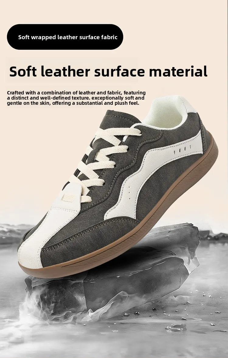 Men's Casual Wide Toe Box Sneakers | Comfortable Non-Slip Trainers