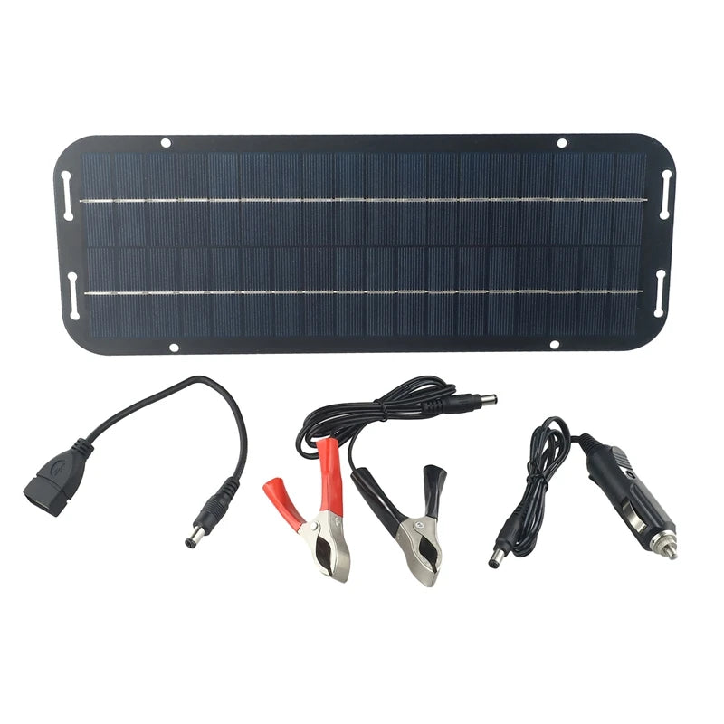 Portable Solar Power Bank | 4-in-1 Outdoor Charging Solution