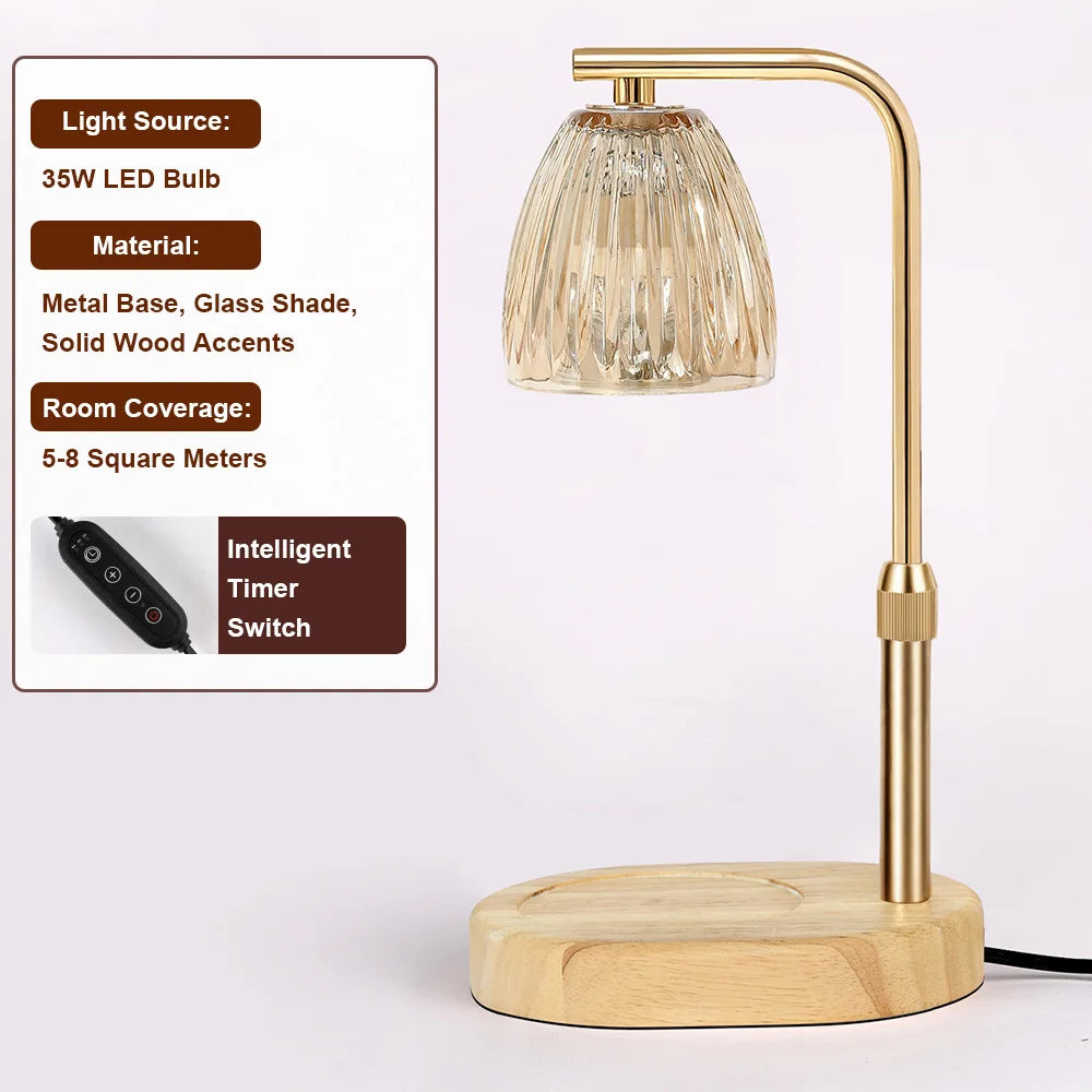Electric Wax Melts Timer Candle Warmer Lamp | Aromatherapy Decor