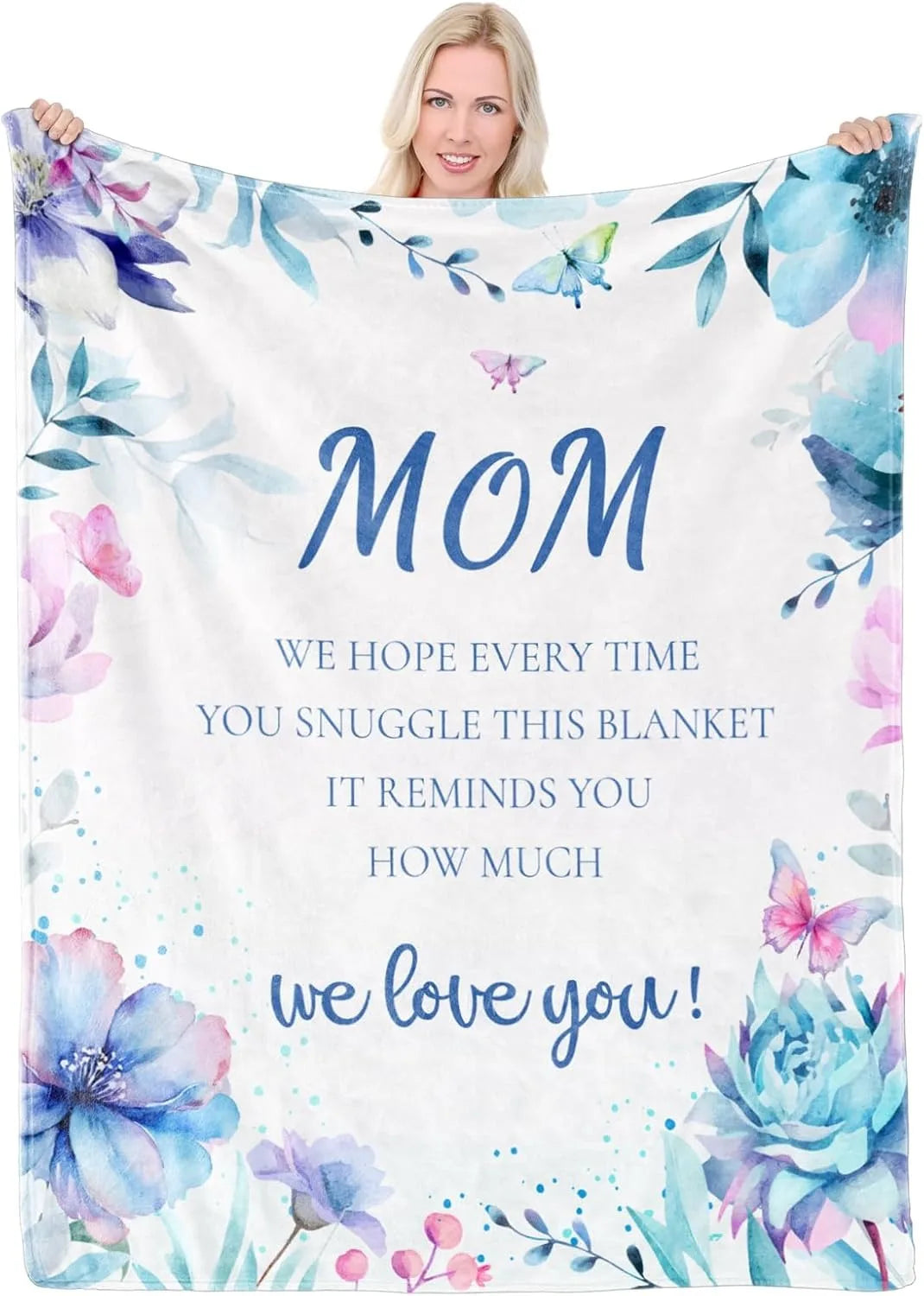 Super Soft Flannel Throw Blanket | Unique Gifts for Mom