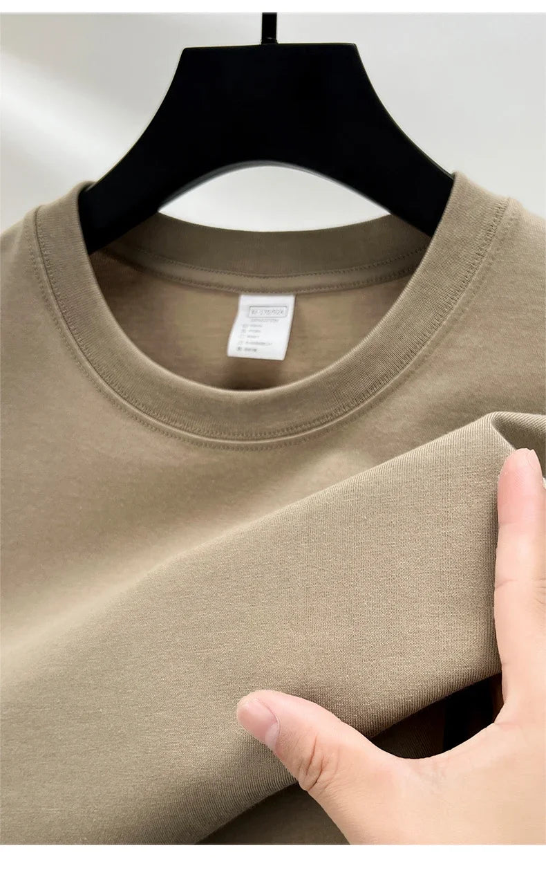Men's Breathable Cotton Summer T-Shirt | Fashionable Short Sleeve Top