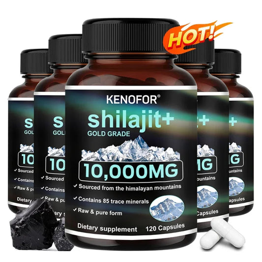 Pure Himalayan Shilajit Capsules | Natural Energy & Minerals Boost
