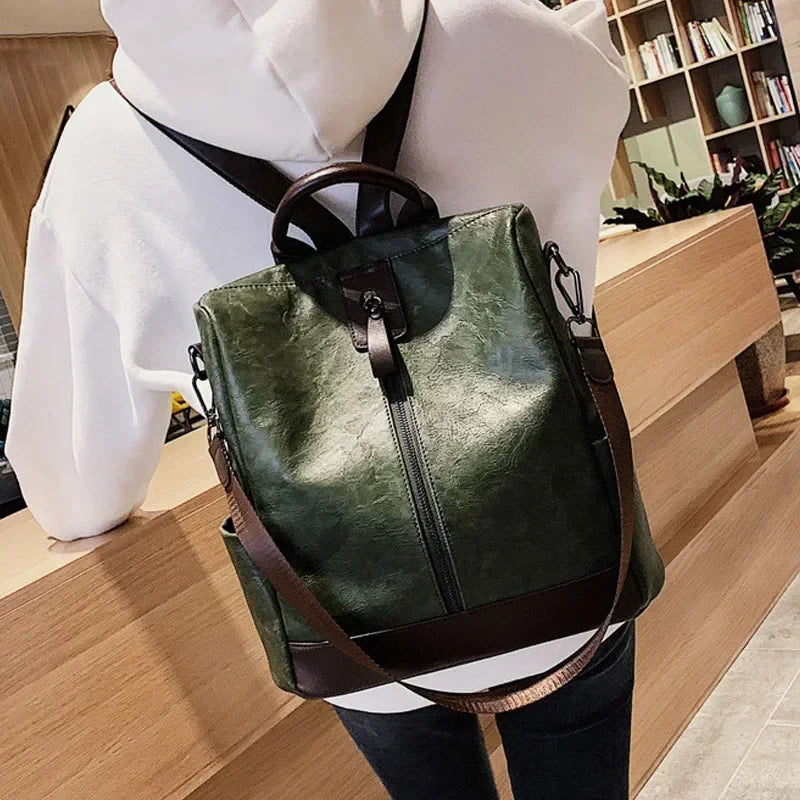 Women's Fashion Leather Backpack | Stylish Travel Bag for All Occasions