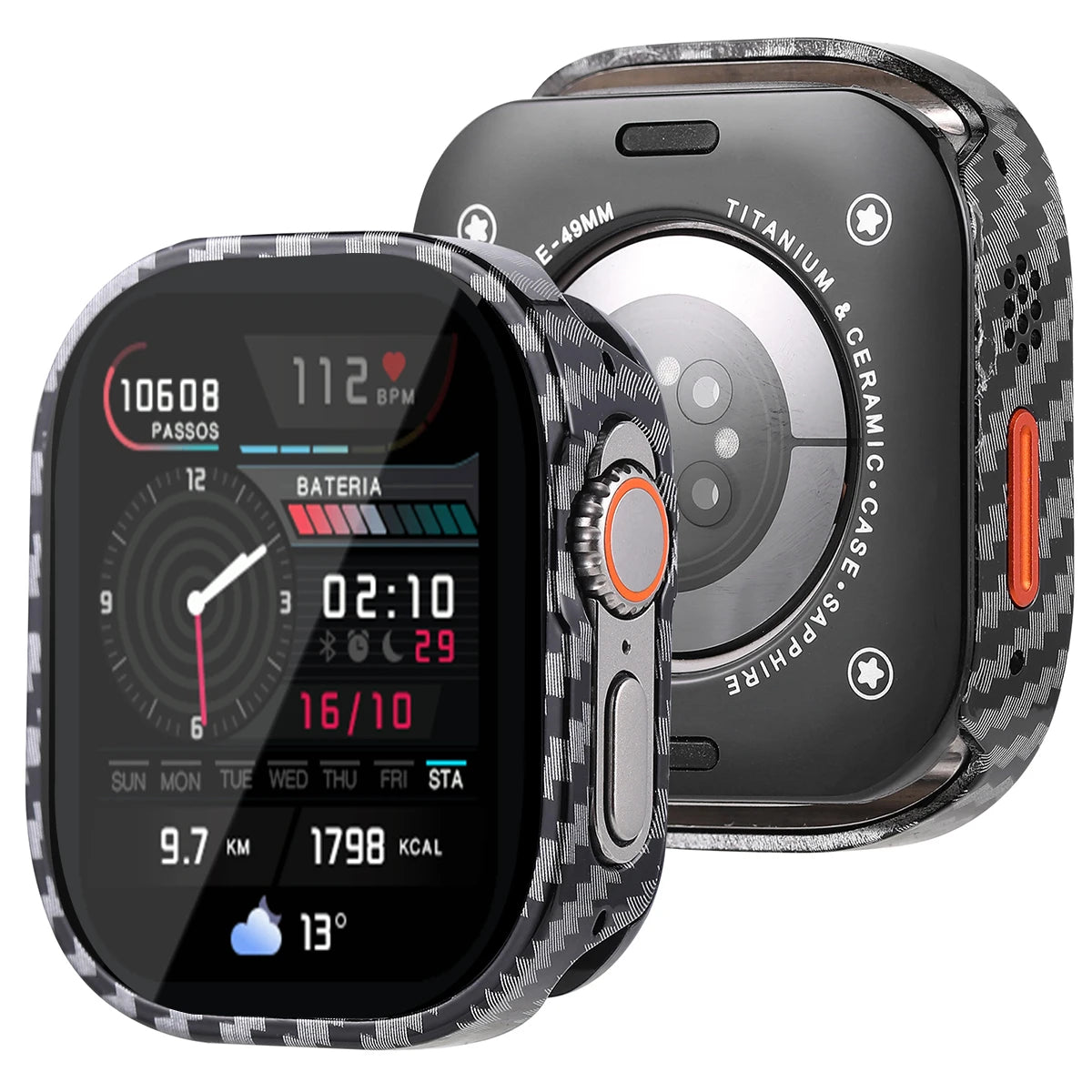 Waterproof Aluminum Alloy Case for Smartwatches | Full Coverage Protection