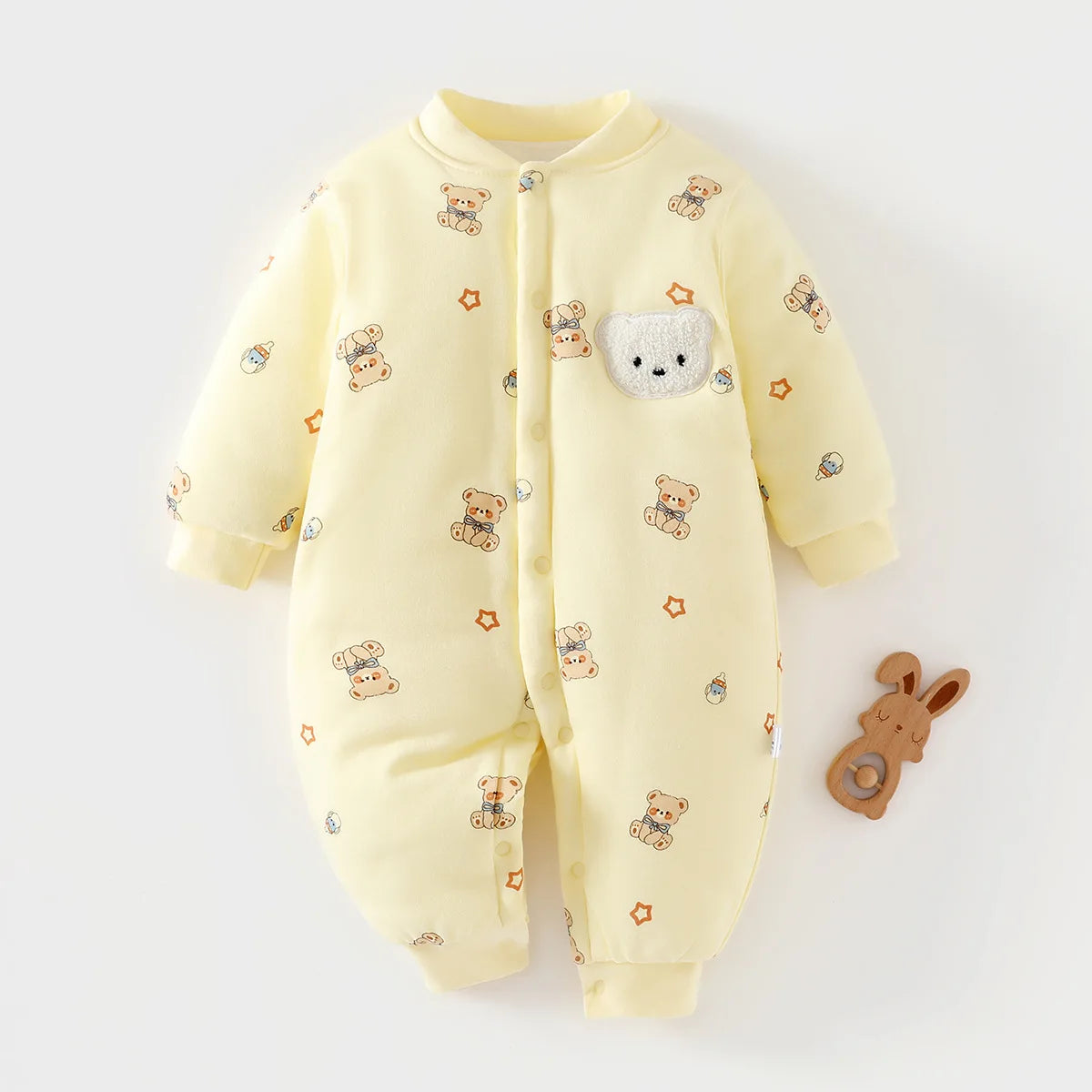 Thickened Baby Onesie | Adorable Patterns for Winter Comfort