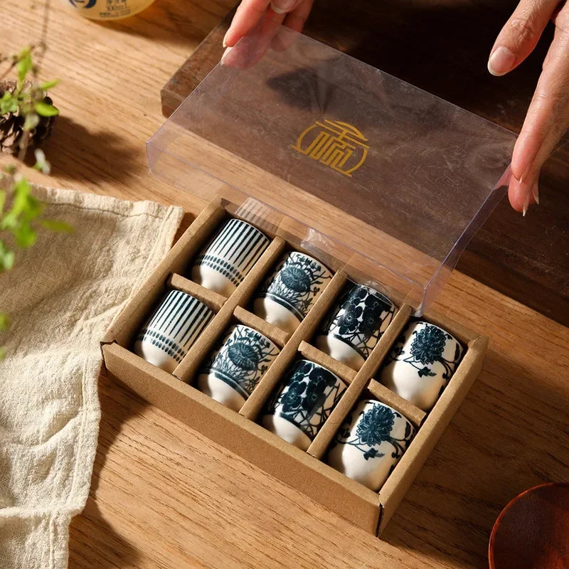 Creative Ceramic Sake Cup Set | Perfect for Tasting and Gifting