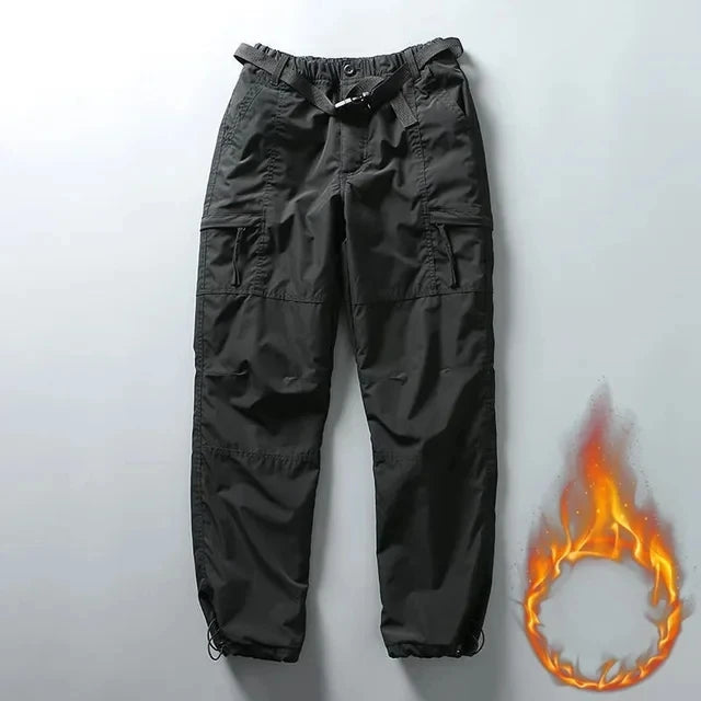 Thick Waterproof Fleece Cargo Pants | Ideal Winter Outdoor Wear