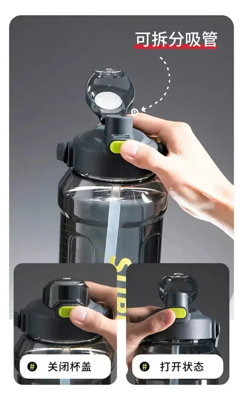 Large Capacity Leakproof Sports Water Bottle for Fitness & Travel