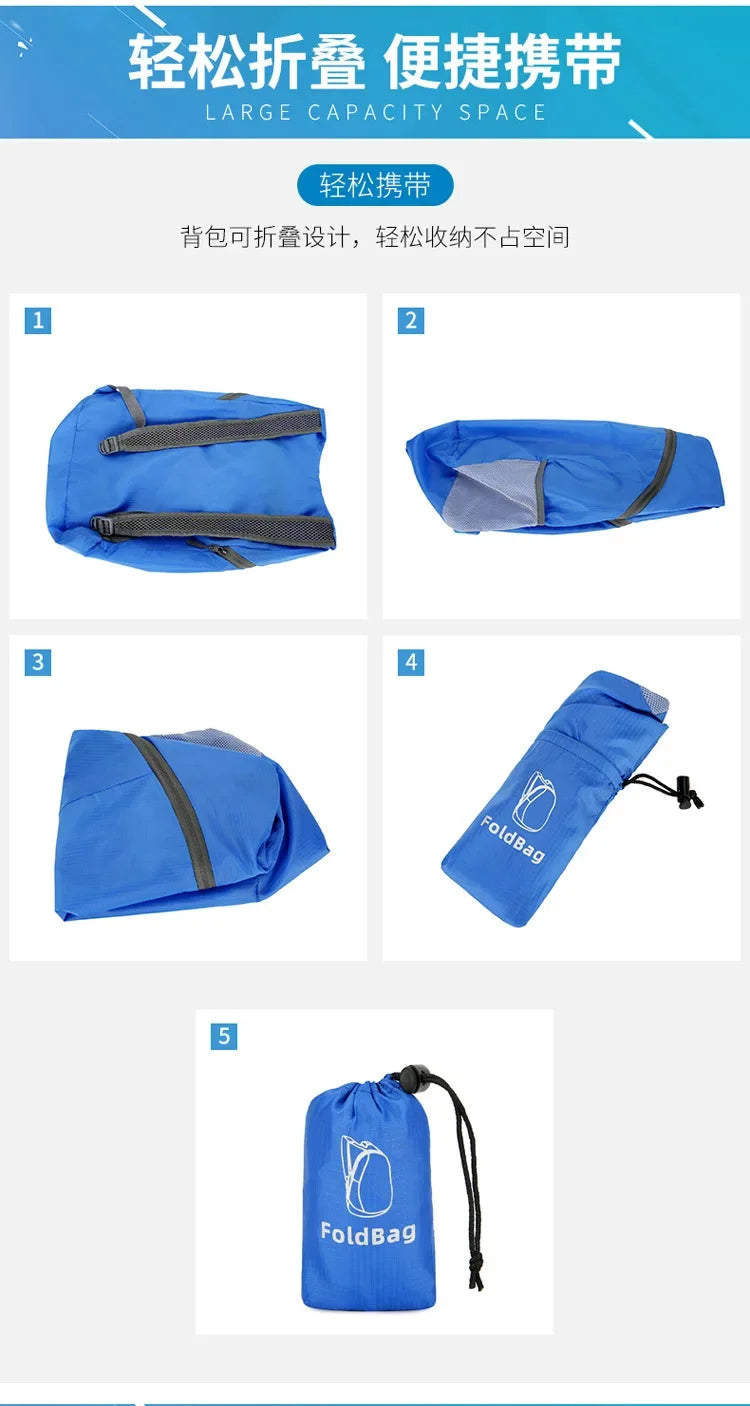 Lightweight Packable Backpack | Ultralight Travel Folding Bag