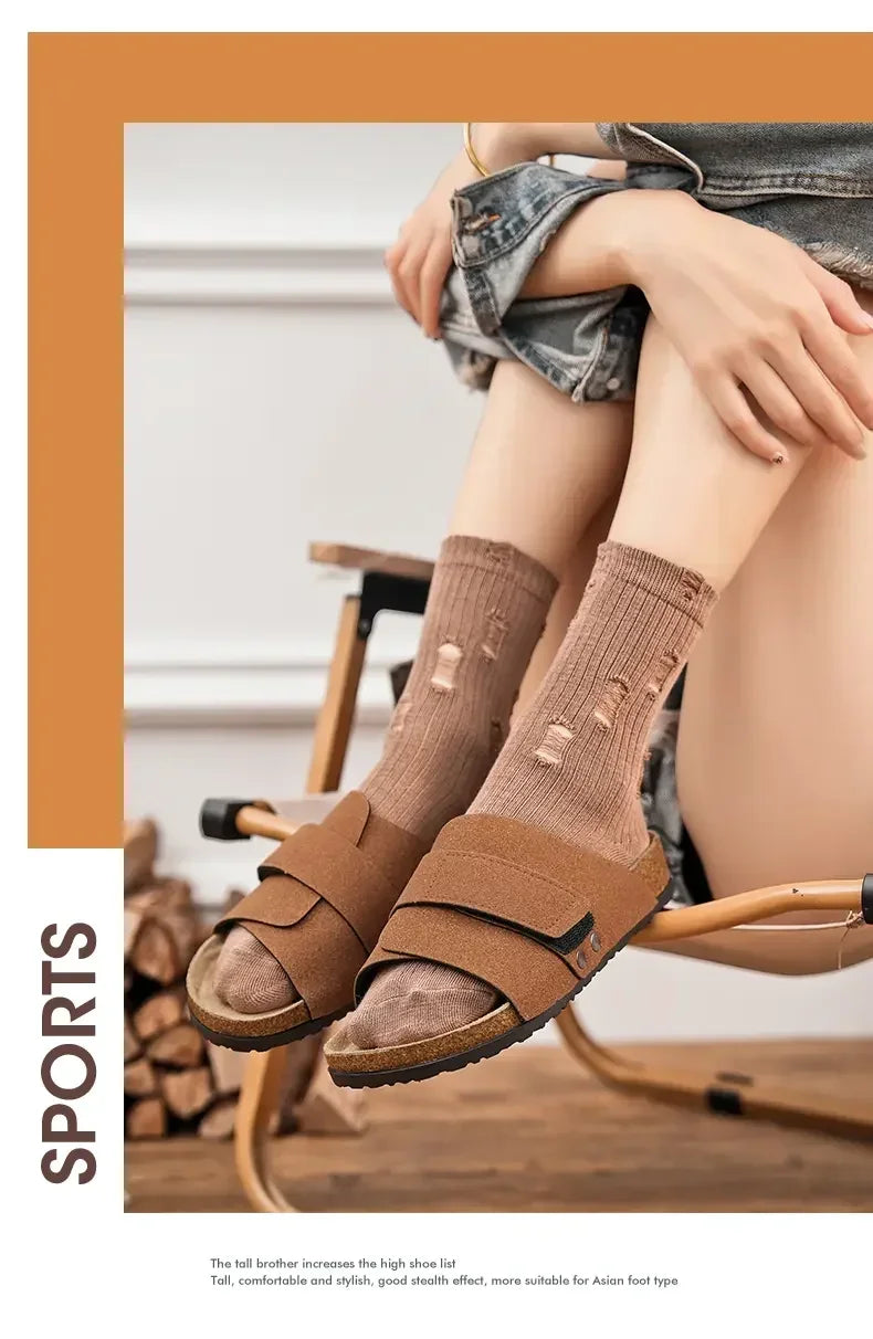 Men's Cork Slippers | Stylish Comfortable Summer Beach Slides