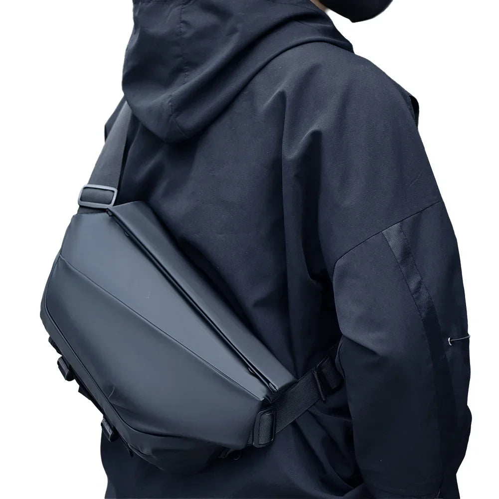 Men's Waterproof Sling Bag | Casual Crossbody Chest Bag