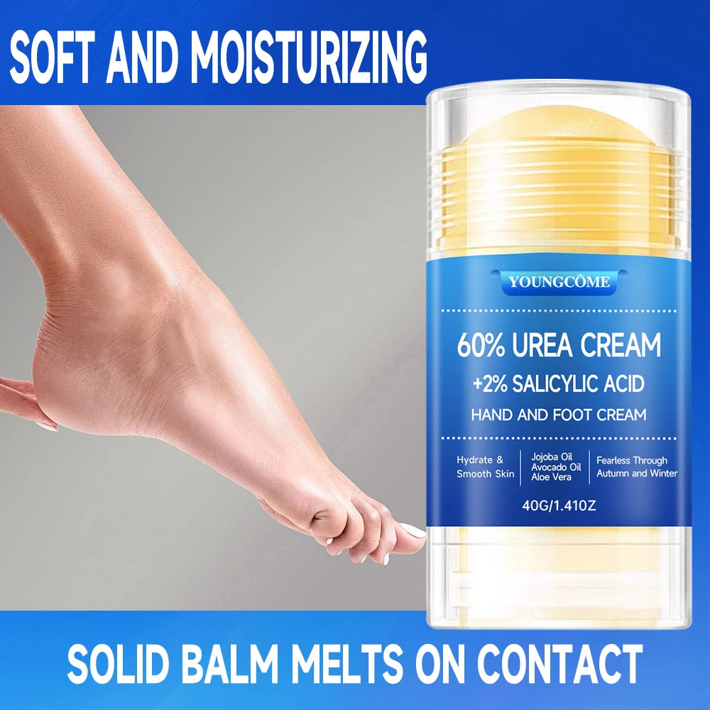 Deep Moisturizing Urea Cream with Salicylic Acid for Feet & Hands