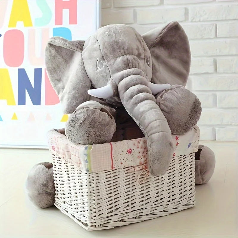 40cm Soft Elephant Plush Toy | Adorable Baby Pillow Decoration